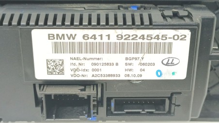 Recambio de mando climatizador para bmw 3 (e90) 2004-2012 320 d referencia OEM IAM 64119224545 64119224545 