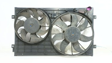 Recambio de electroventilador radiador aire acondicionado para volkswagen golf v (1k1) 2003-2010 1.9 tdi referencia OEM IAM 1K09 2