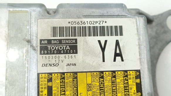 Recambio de centralita airbag para toyota prius (_w3_) 2008- 1.8 hybrid (zvw3_) referencia OEM IAM 8917047101 8917047101 1503006