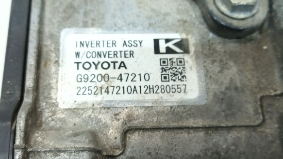 Recambio de inversor para toyota prius (_w3_) 2008- 1.8 hybrid (zvw3_) referencia OEM IAM G920047210 G920047210 