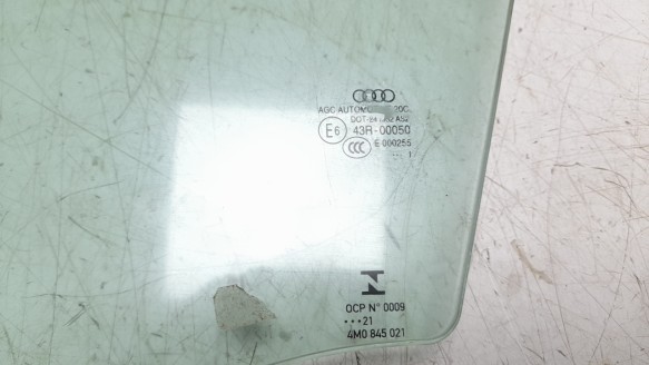 Recambio de luna delantera izquierda para audi q7 4mg 2019- referencia OEM IAM 4M0845021  