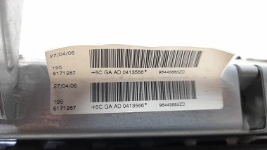 Recambio de airbag de rodillas para peugeot 407 2004-2011 st confort referencia OEM IAM 96445885ZD   2