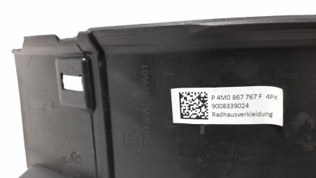 Recambio de guarnecido puerta trasera izquierda para audi q7 4mg 2019- referencia OEM IAM 4M0867767F  