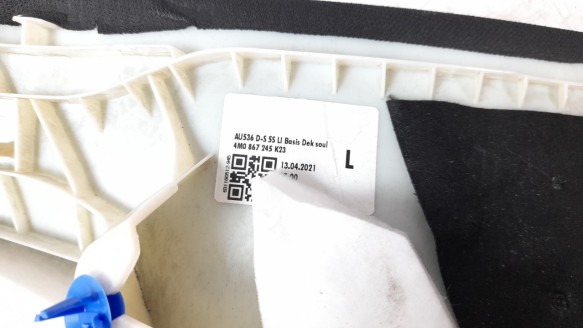 Recambio de guarnecido puerta trasera izquierda para audi q7 4mg 2019- referencia OEM IAM 4M0867245K23  