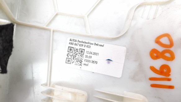 Recambio de moldura para audi q7 4mg 2019- referencia OEM IAM 4M0867839DK23  