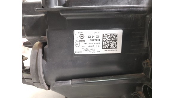 Recambio de faro izquierdo para volkswagen golf vii lim. 2012-2017 gte referencia OEM IAM 5GE941035  