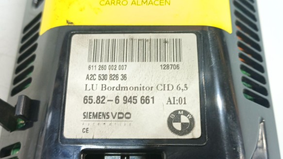 Recambio de cuadro instrumentos para bmw 5 (e60) 2001-2010 525 d referencia OEM IAM 65826945661 65826945661 A2C53082636