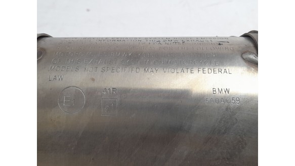 Recambio de silenciador trasero para bmw c - c 400 x referencia OEM IAM 18511540181 5A0AC10 18511542508