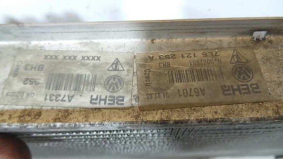 Recambio de radiador agua para volkswagen touareg (7l6) 2006-2010 tdi v10 referencia OEM IAM 7L6121253 7L6121253 