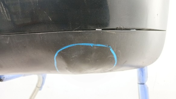 Recambio de paragolpes trasero para volkswagen touran (1t1, 1t2) 2003-2010 1.9 tdi referencia OEM IAM 1T0807417AGRU 1T0807417AGR