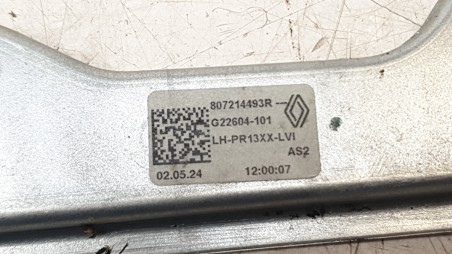 Recambio de elevalunas delantero izquierdo para dacia duster iii 2024- eco-g 100 essential referencia OEM IAM 807214493R  