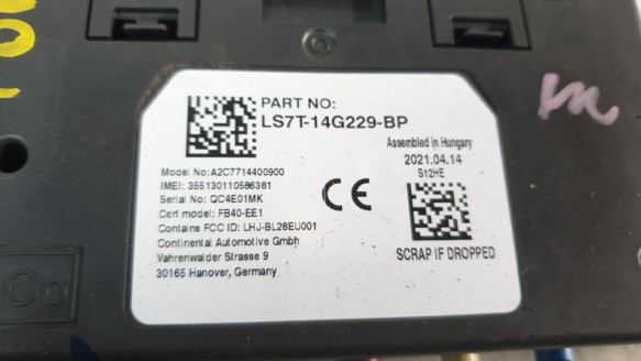 Recambio de modulo electronico para ford mondeo lim. 2014- hybrid referencia OEM IAM LS7T14G229BP  