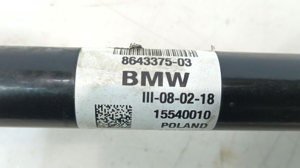 Recambio de transmision delantera izquierda para bmw x2 (f39) 2017- xdrive 25 d referencia OEM IAM 31608643375 8643375 