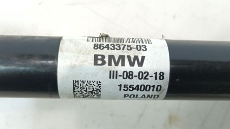 Recambio de transmision delantera izquierda para bmw x2 (f39) 2017- xdrive 25 d referencia OEM IAM 31608643375 8643375 