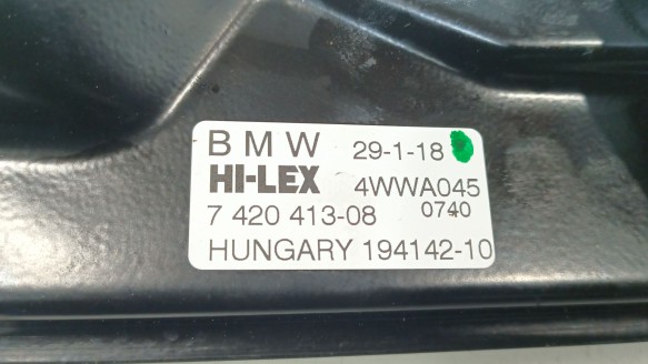 Recambio de elevalunas trasero izquierdo para bmw x2 (f39) 2017- xdrive 25 d referencia OEM IAM 51357420413 7420413 