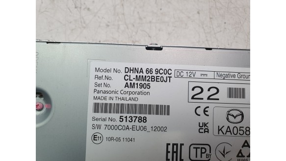 Recambio de sistema navegacion gps para mazda 3 berlina (bp) 2019- evolution referencia OEM IAM BDGF611J0A  