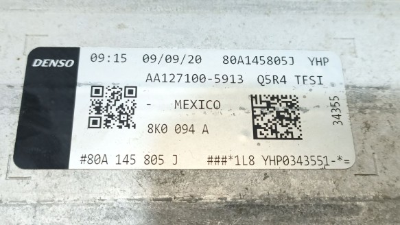 Recambio de intercooler para audi q5 (fyb, fyg) 2016- 2.0 tfsi quattro referencia OEM IAM 80A145805J 80A145805J AA1271005913