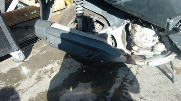 Recambio de silenciador trasero para mitt 330 gts - 330 gts referencia OEM IAM SILENCIADOR  