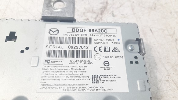 Recambio de modulo electronico para mazda 3 sedán (bp) 2019- evolution referencia OEM IAM BDGF66A20C  