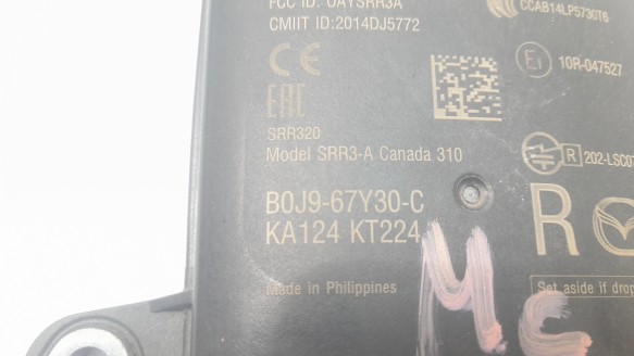 Recambio de modulo electronico para mazda 3 sedán (bp) 2019- evolution referencia OEM IAM B0J967Y30C  