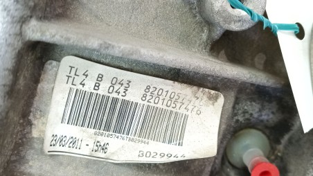 Recambio de caja cambios para dacia duster 2010-2018 ambiance 4x2 referencia OEM IAM TL4043 TL4043 