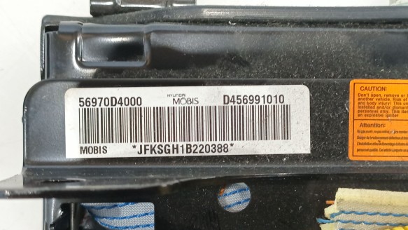 Recambio de kit airbag para kia optima (jf) 2015- 1.7 crdi referencia OEM IAM 56900D4100WK 56900D4100WK 