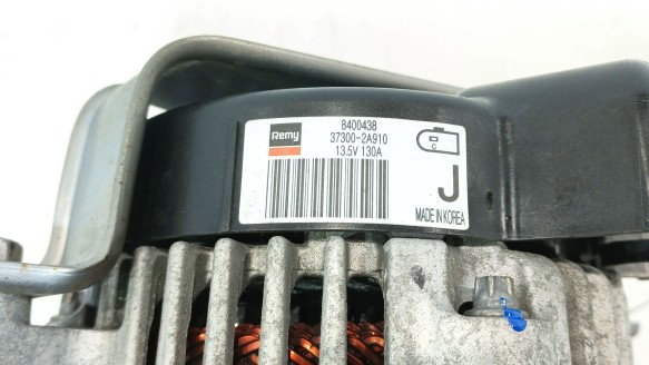 Recambio de alternador para kia optima (jf) 2015- 1.7 crdi referencia OEM IAM 373002A910 373002A910 