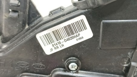 Recambio de cerradura puerta trasera izquierda para kia optima (jf) 2015- 1.7 crdi referencia OEM IAM 81410D4020 81410D4020 