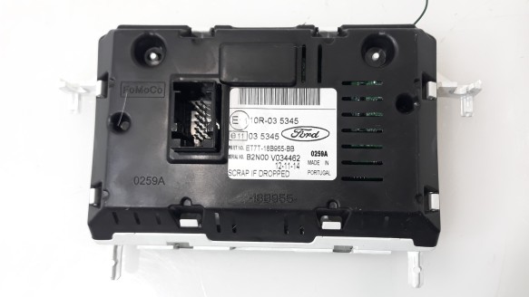Recambio de pantalla multifuncion para ford b-max 2012- trend referencia OEM IAM 2017880 ET7T18B955BB 