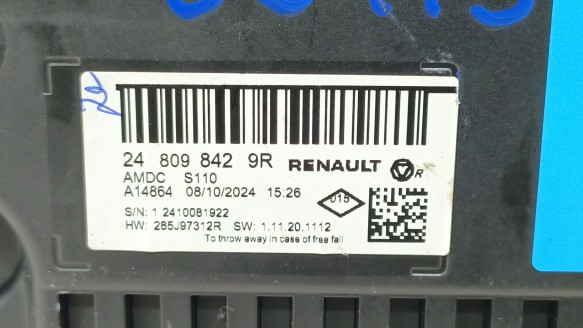 Recambio de cuadro instrumentos para dacia jogger (rk_) 2022- 1.6 hybrid 140 referencia OEM IAM 248098429R 248098429R 