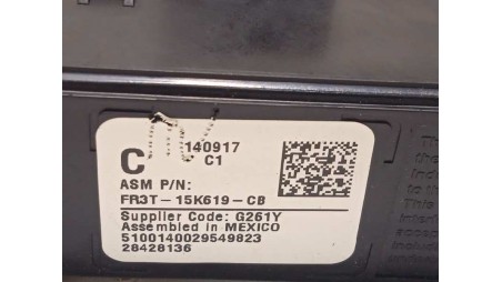 Recambio de modulo electronico para ford mustang 2014- basis referencia OEM IAM FR3T15K619CB  