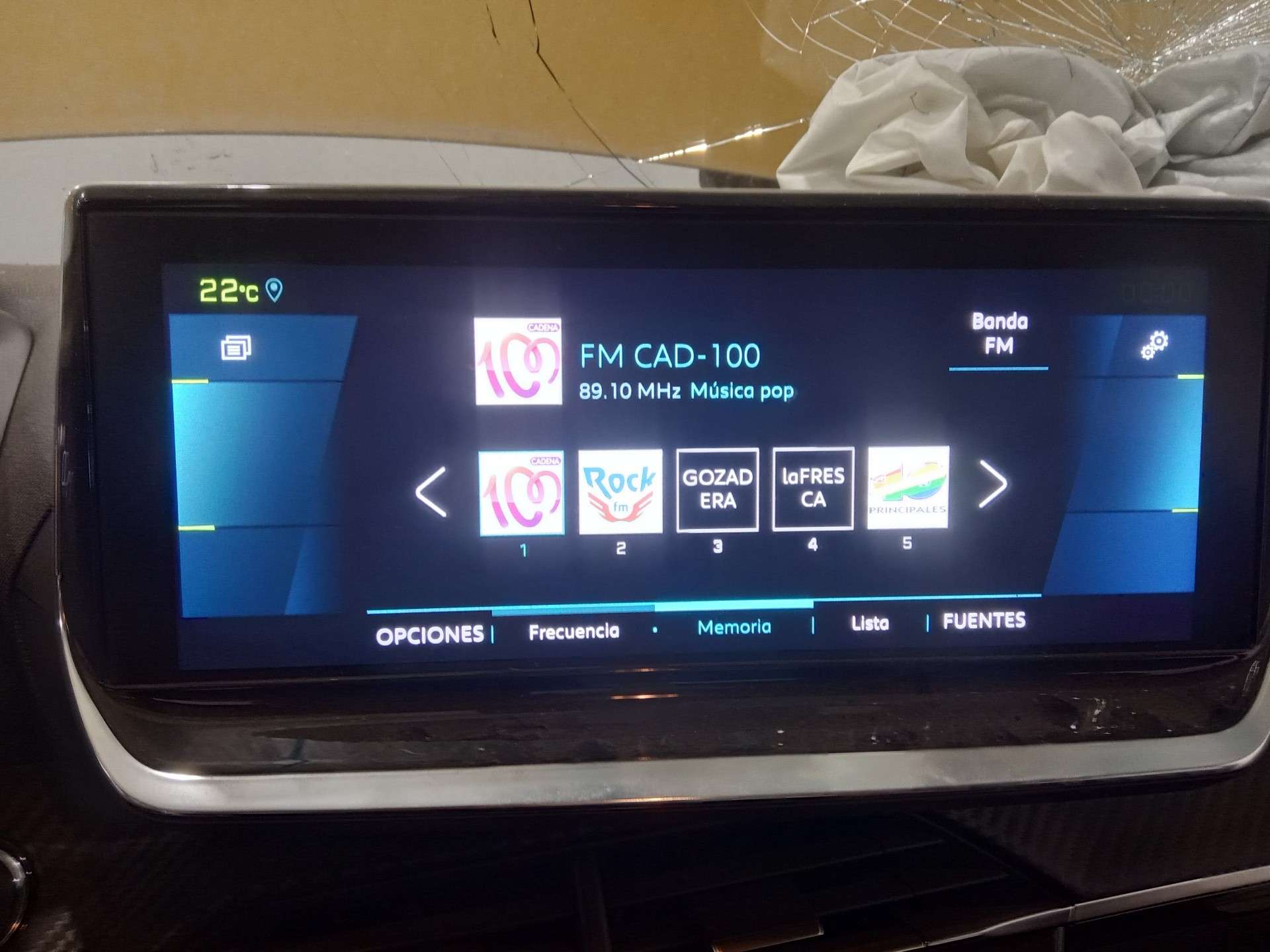 PANTALLA MULTIFUNCION PEUGEOT 208 (P2) 2019- (9824619980 1647285)