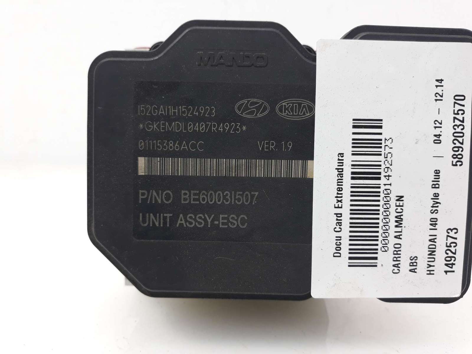 ABS HYUNDAI I40 2012- (589203Z570 1492573)