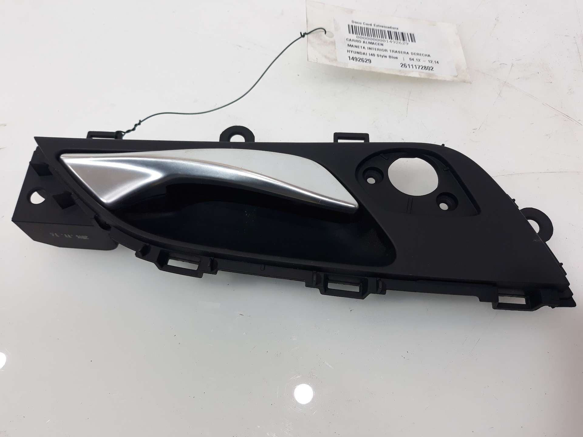 MANETA INTERIOR TRASERA DERECHA HYUNDAI I40 2012- (836203Z030RY 1492629)