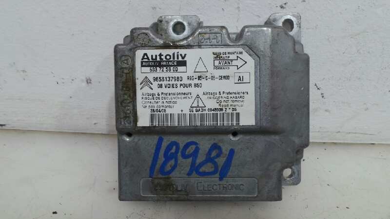 CENTRALITA AIRBAG CITROËN C4 COUPE 2004-2011 (9658137980 1020399)