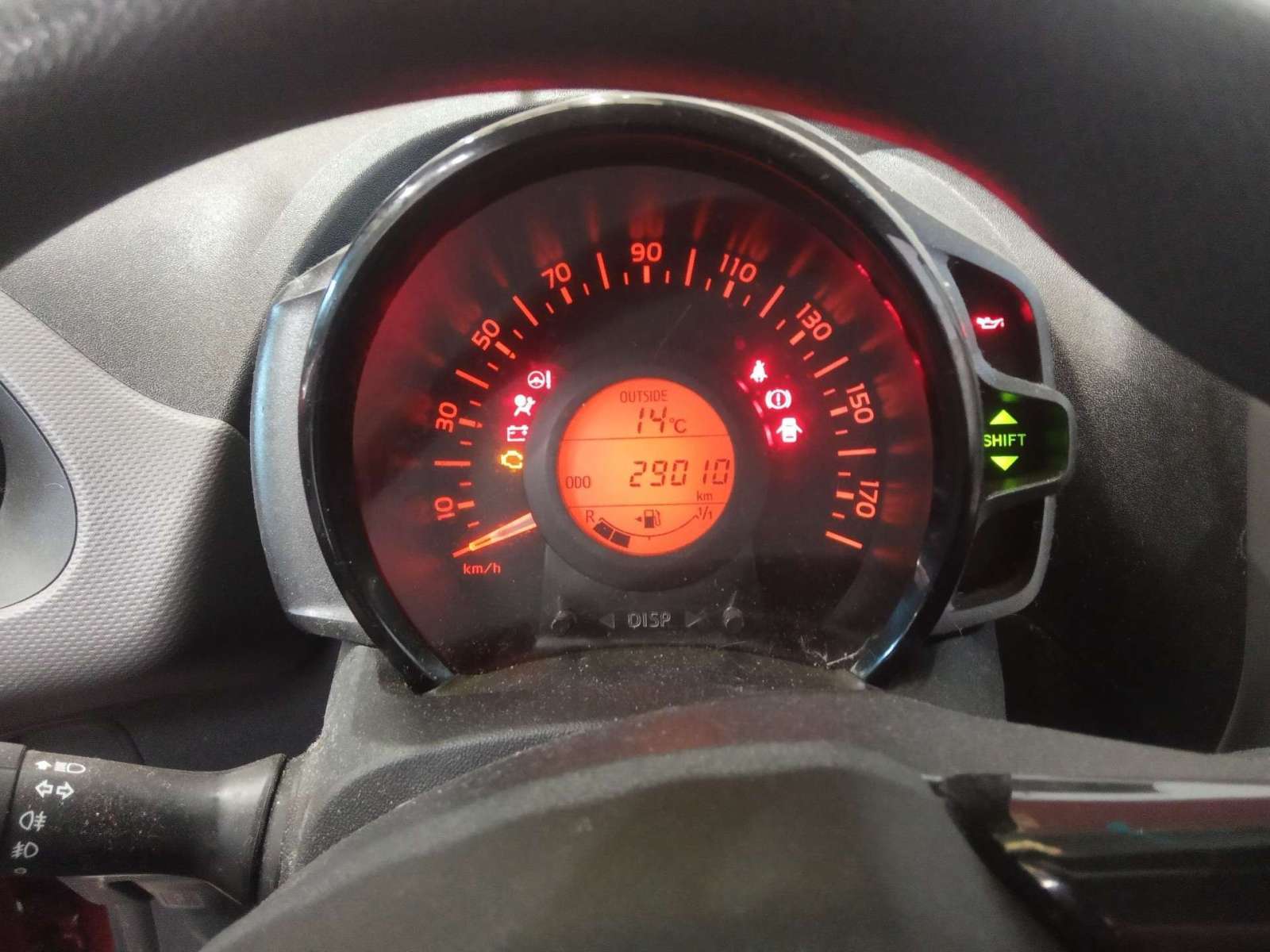 CUADRO INSTRUMENTOS PEUGEOT 108 TOP 2014- (B001177180 1608880)