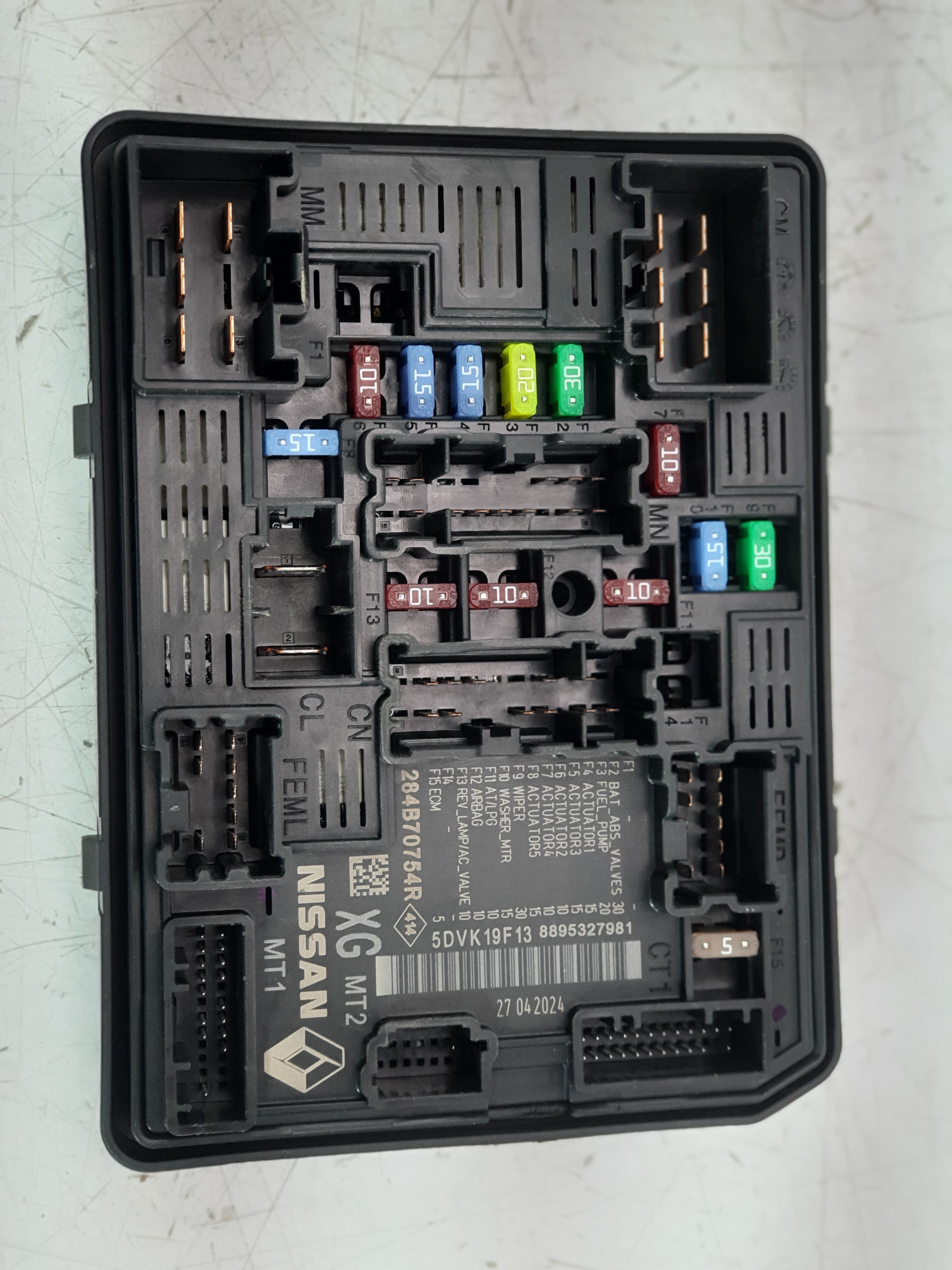 CAJA RELES / FUSIBLES DACIA DUSTER III 2024- (284B770754R 1427614)