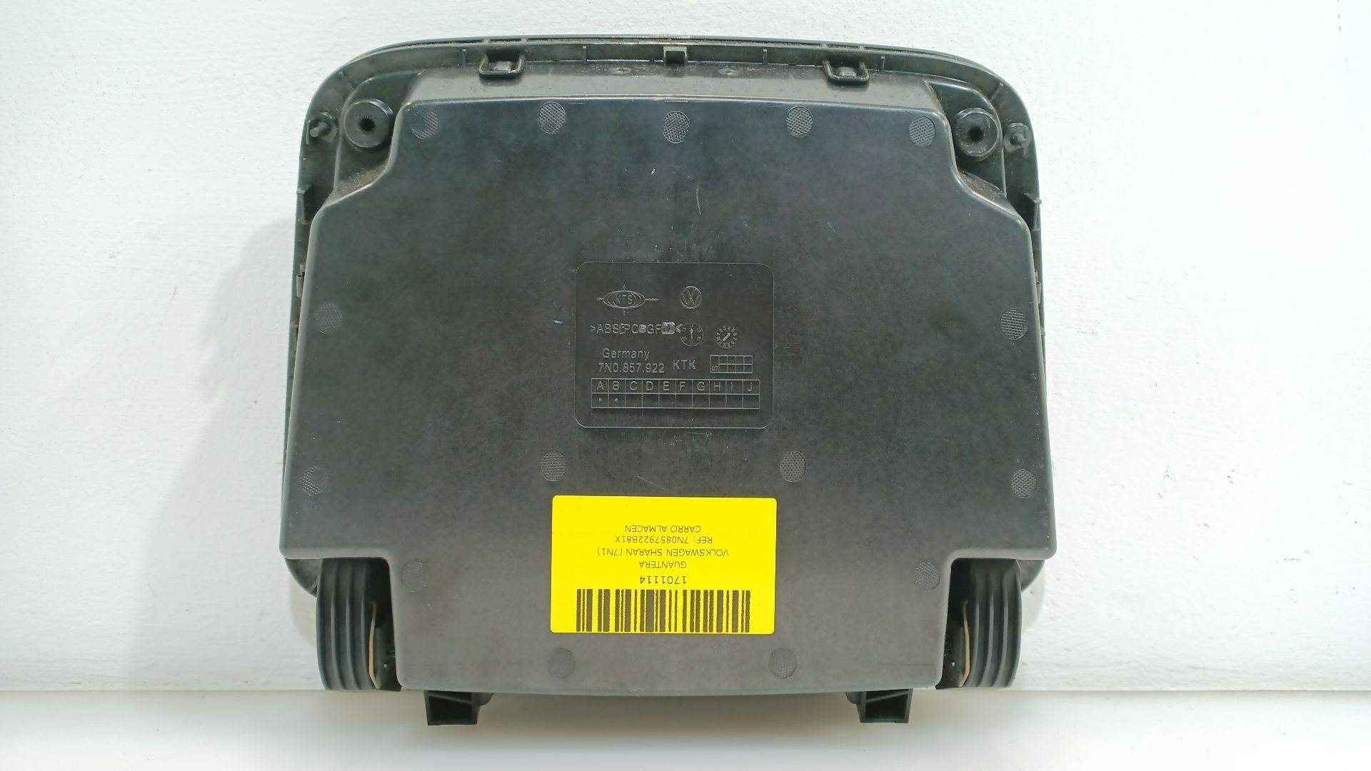 GUANTERA VOLKSWAGEN SHARAN (7N1, 7N2) 2010- (7N0857922B81X 1701114)