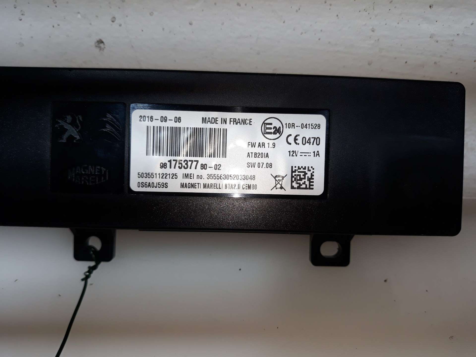 MODULO ELECTRONICO PEUGEOT 508 SW 2011-2018 (9817537780 1548635)