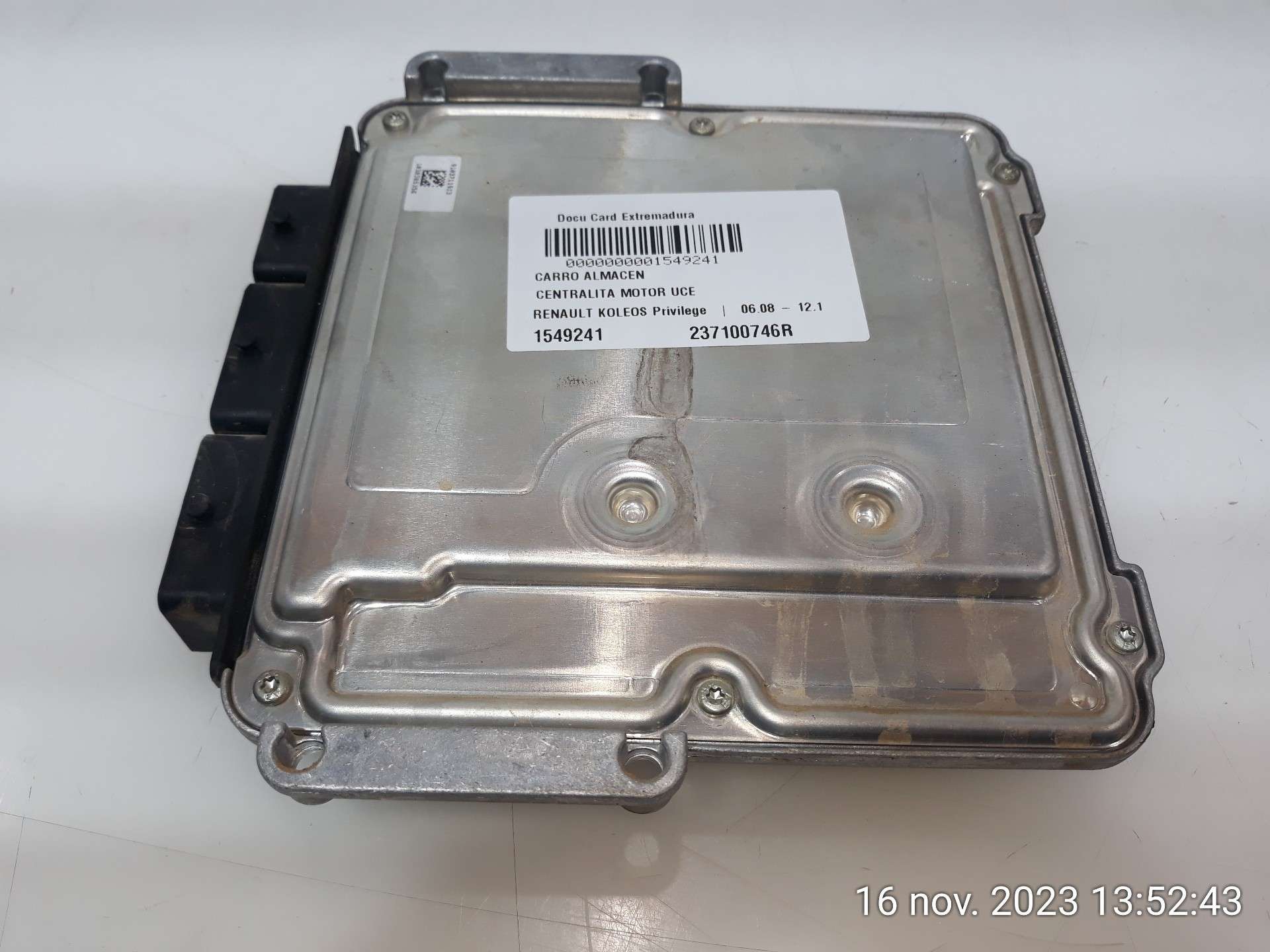 CENTRALITA MOTOR UCE RENAULT KOLEOS 2008-2015 (237100746R 1549241)