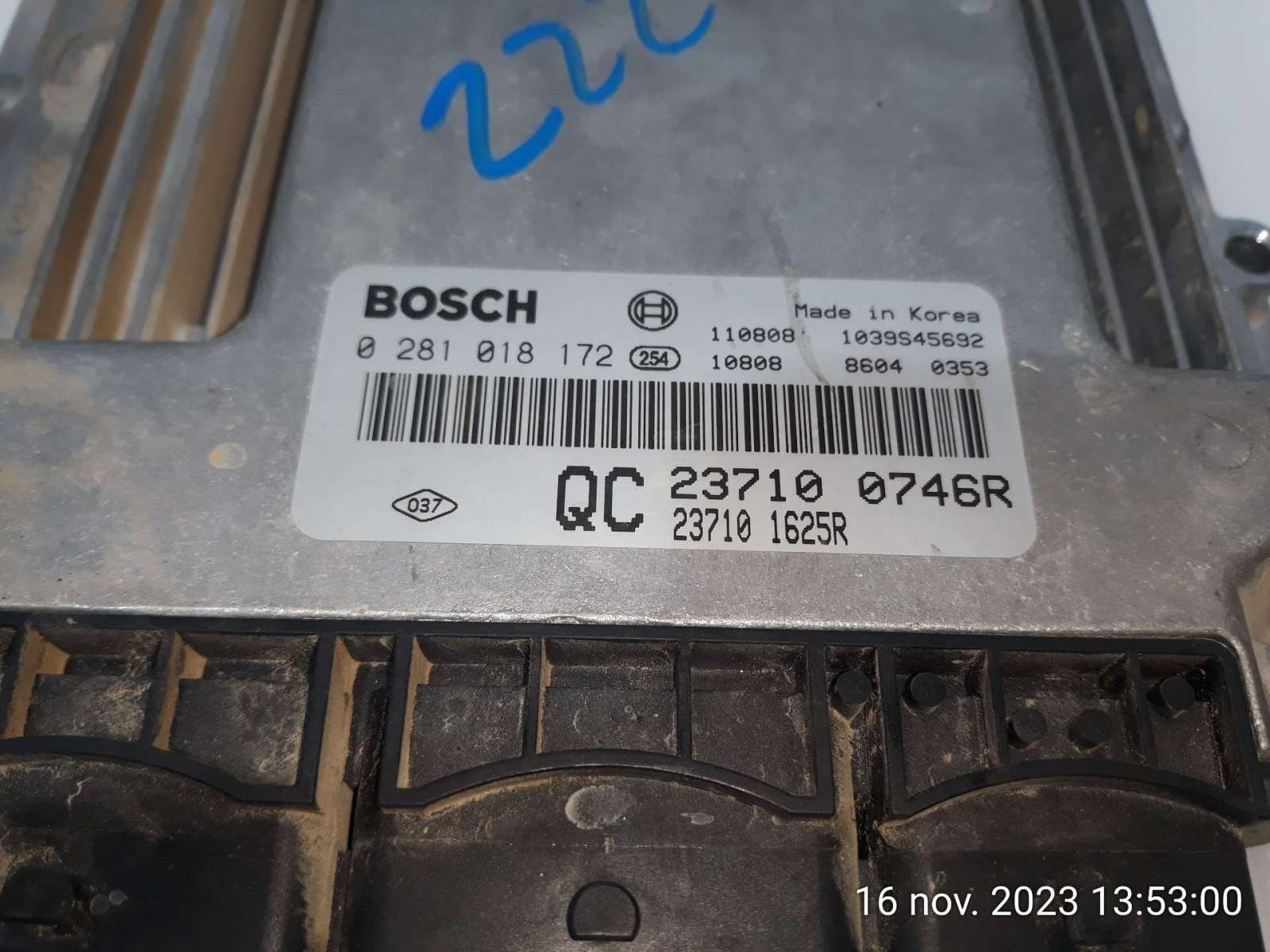 CENTRALITA MOTOR UCE RENAULT KOLEOS 2008-2015 (237100746R 1549241)