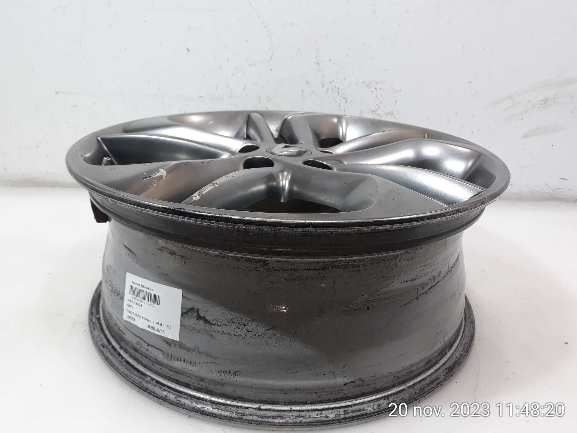 LLANTA RENAULT KOLEOS 2008-2015 (403007704R 1549258)