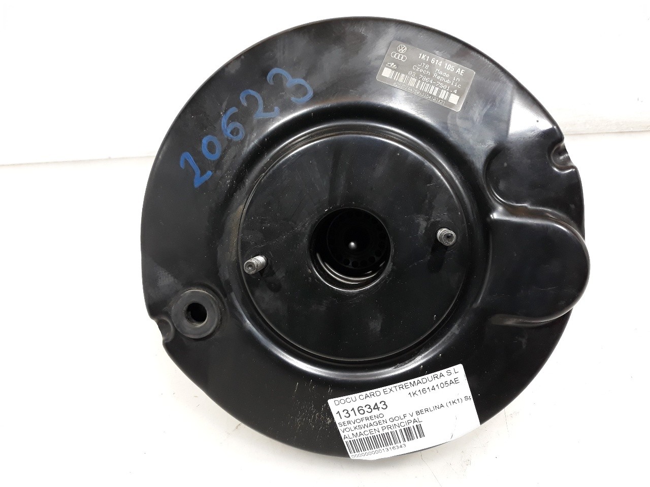 SERVOFRENO VOLKSWAGEN GOLF V BERLINA (1K1) 2003-2008 (1K1614105AE 1316343)