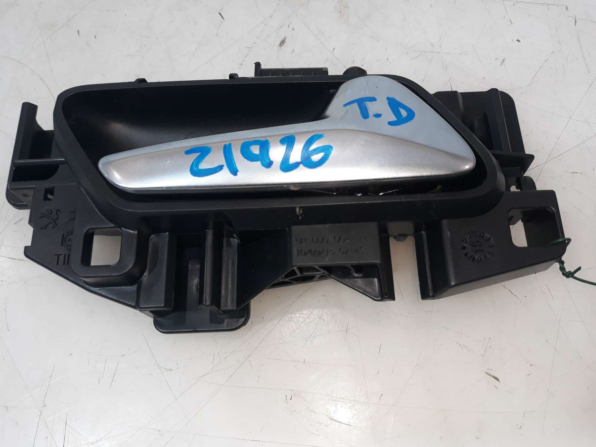 MANETA INTERIOR TRASERA DERECHA PEUGEOT 308 2013- (98201552VV 1501466)