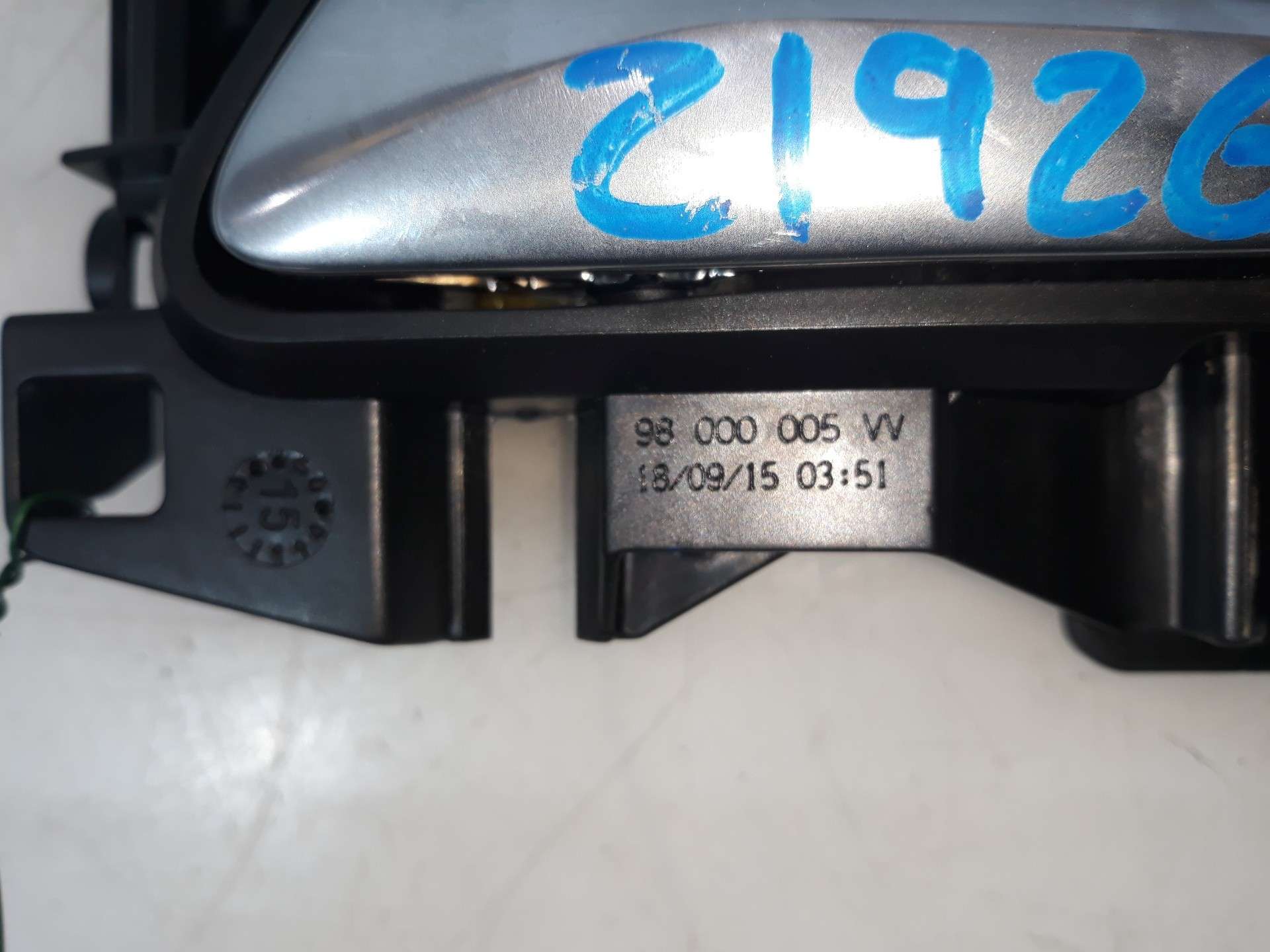 MANETA INTERIOR TRASERA IZQUIERDA PEUGEOT 308 2013- (98201553VV 1501467)