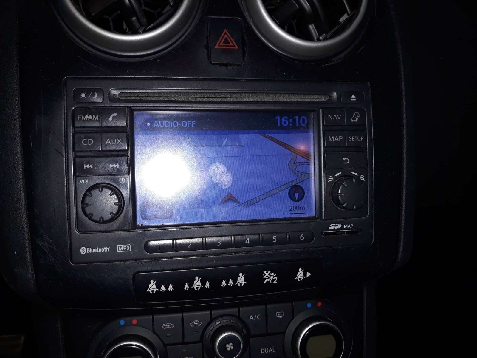 PANTALLA MULTIFUNCION NISSAN QASHQAI+2 (JJ10) 2008-2014 (25915BH10C 1501559)
