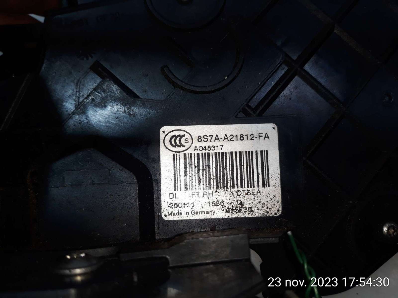 CERRADURA PUERTA DELANTERA DERECHA FORD GALAXY (CA1) 2006-2015 (1787988 1522607)