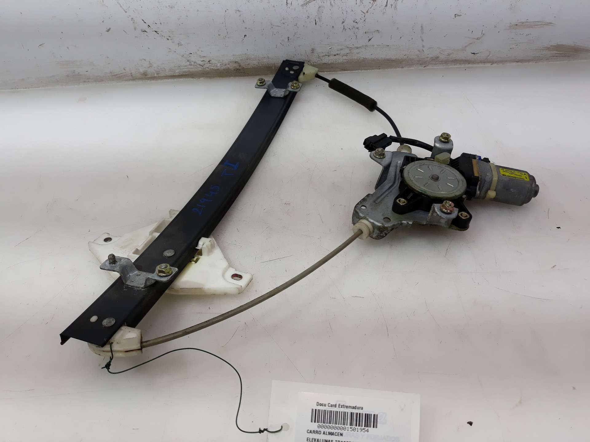 ELEVALUNAS TRASERO IZQUIERDO CHEVROLET CAPTIVA 2006-2016 (96624334 1501954)