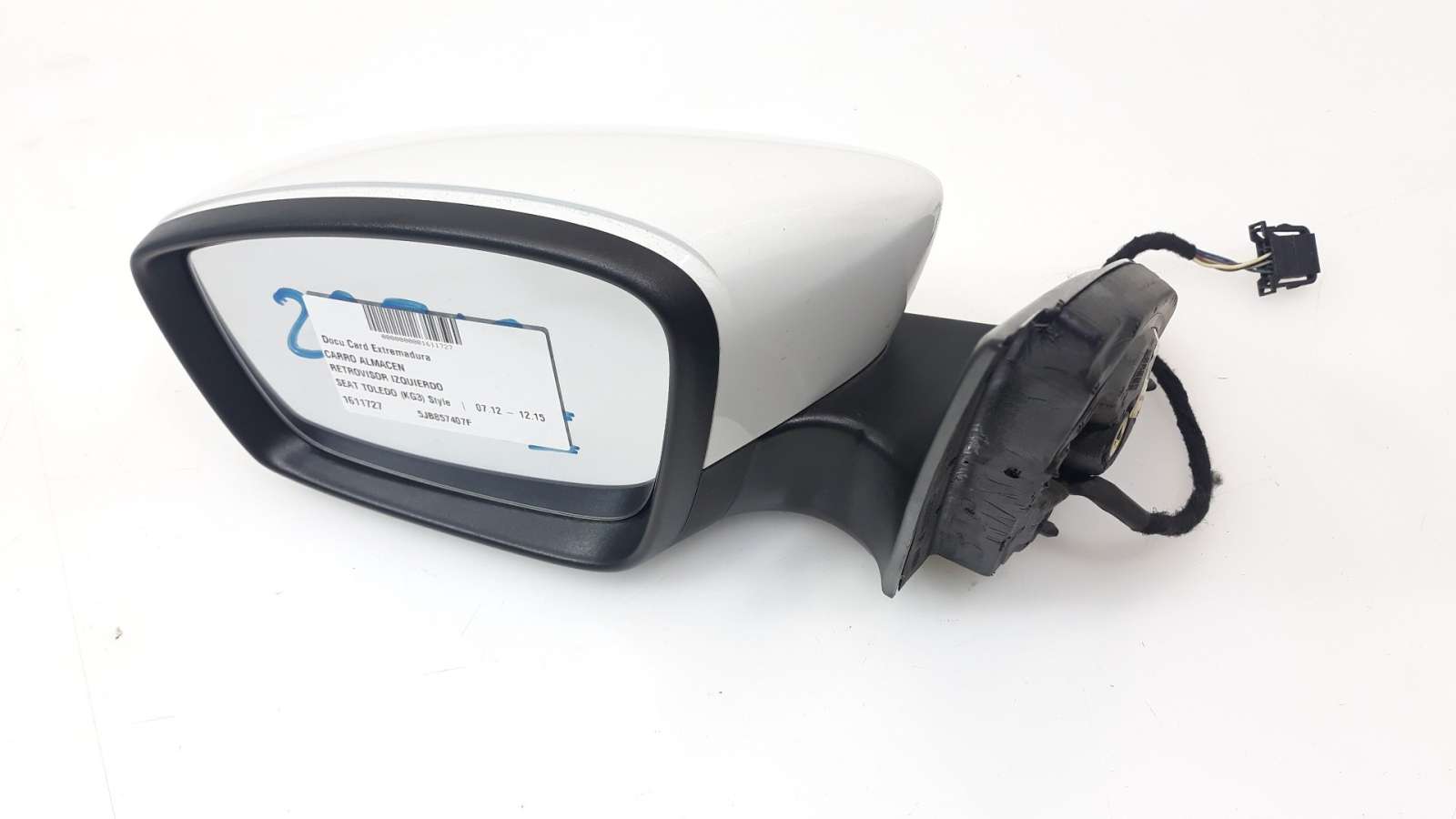 RETROVISOR IZQUIERDO SEAT TOLEDO (KG3) 2012- (5JB857508C9B9 1611727)