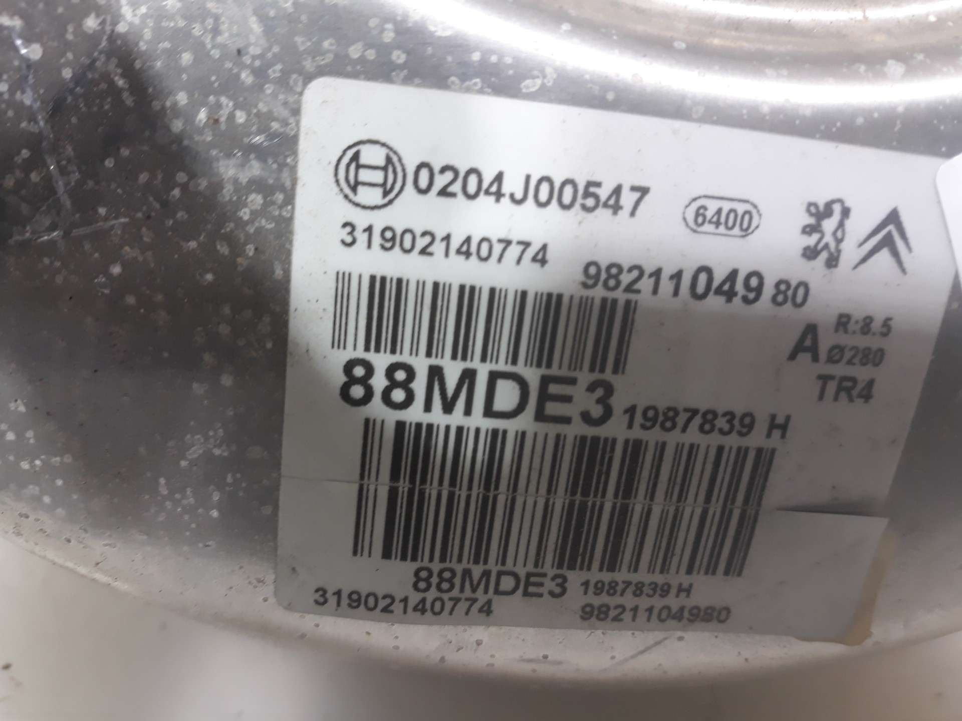 SERVOFRENO CITROËN BERLINGO STATION WAGON 2008-2018 (9821104980 1502118)